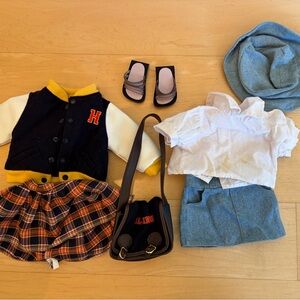 Set of doll clothes